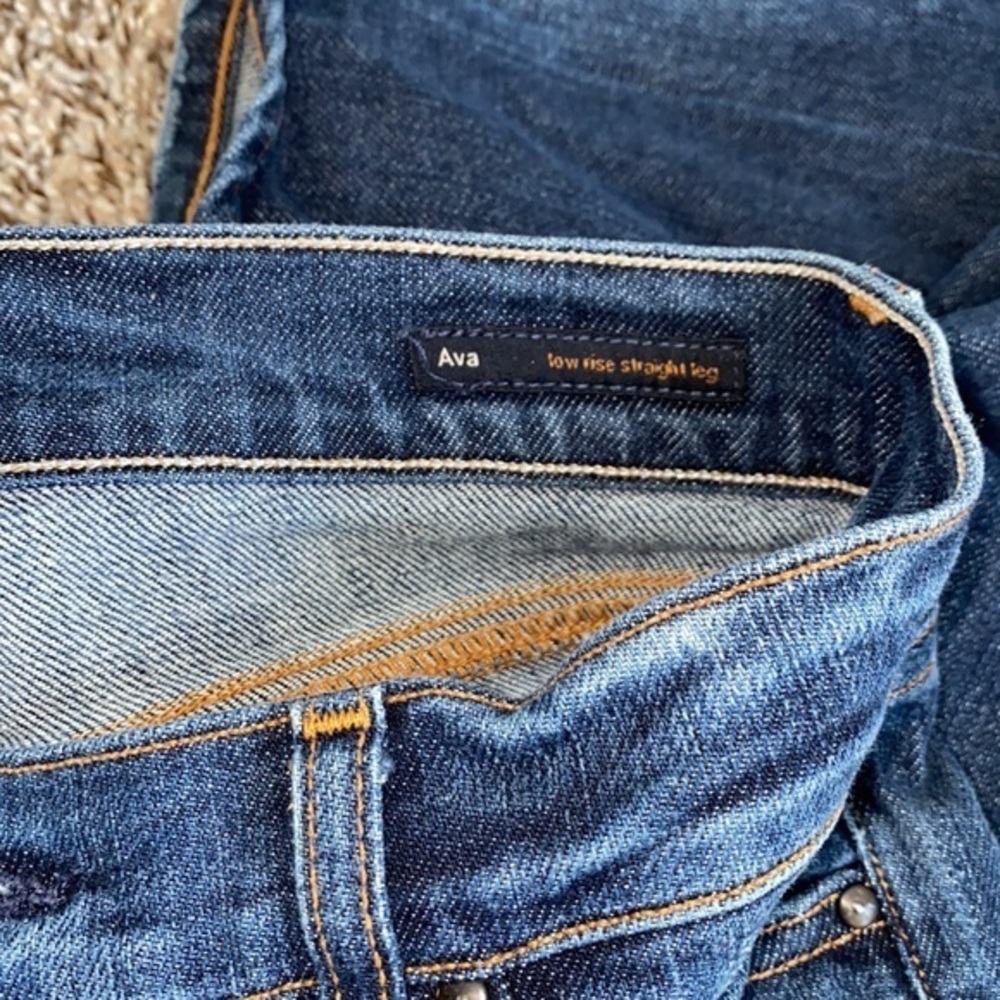 Citizens of humanity womens Ava low‎ rise straight jeans size 4 - Picture 8 of 11
